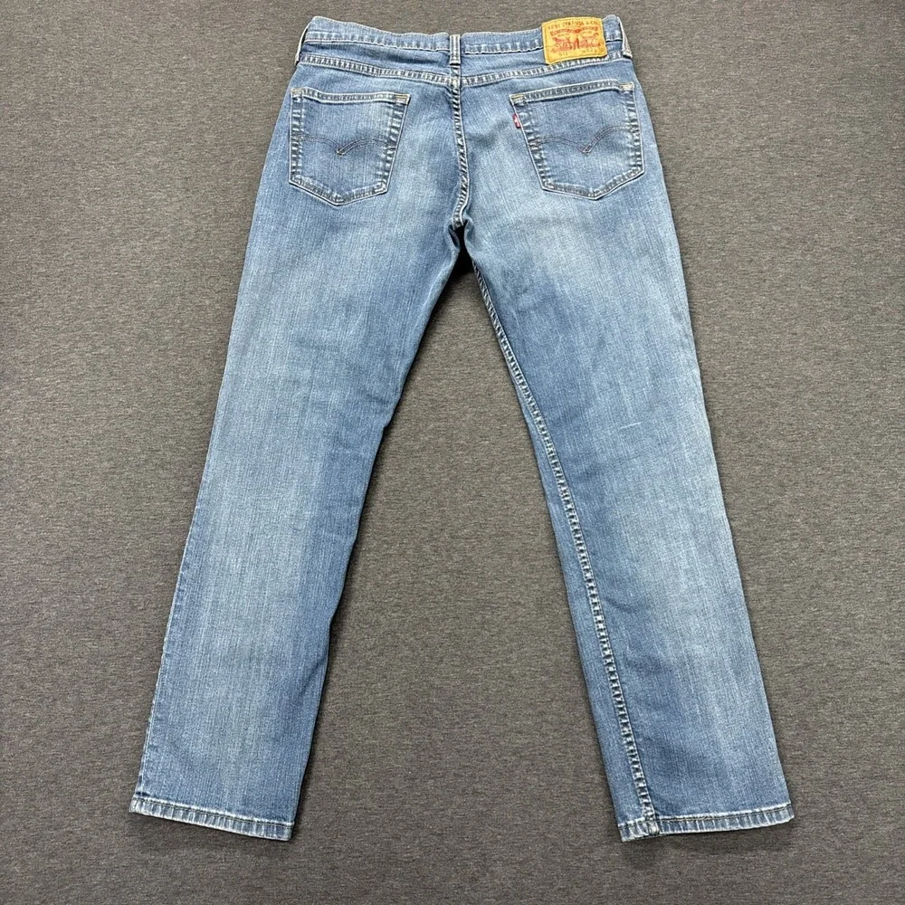 Levi's 511 Jeans Mens FIT-33x29 TAG- 33x30 Slim Fit Blue Denim Straight Cowboy